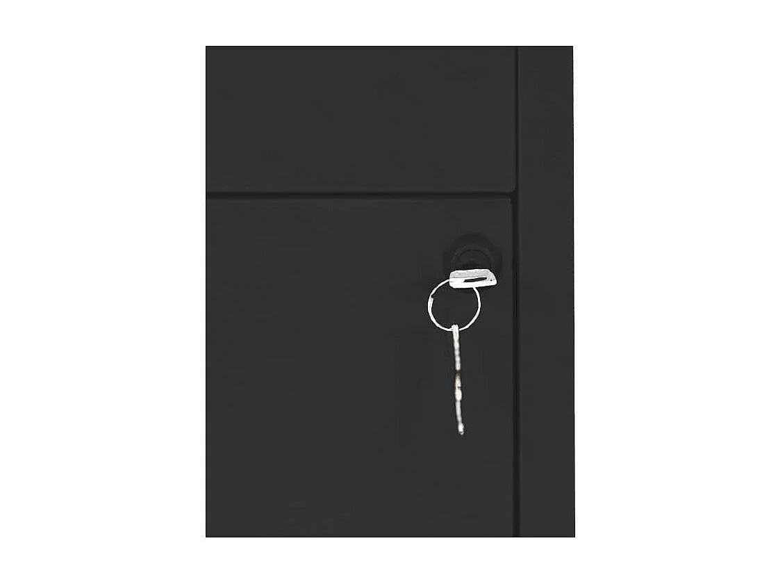 Caisson de rangement 3 tiroirs en acier sur roulettes