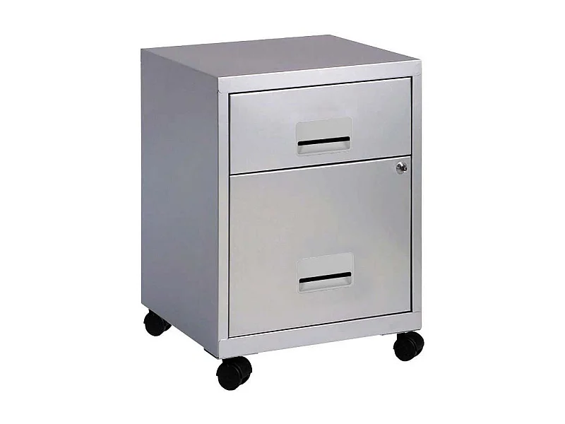 Caisson de rangement en acier 2 tiroirs