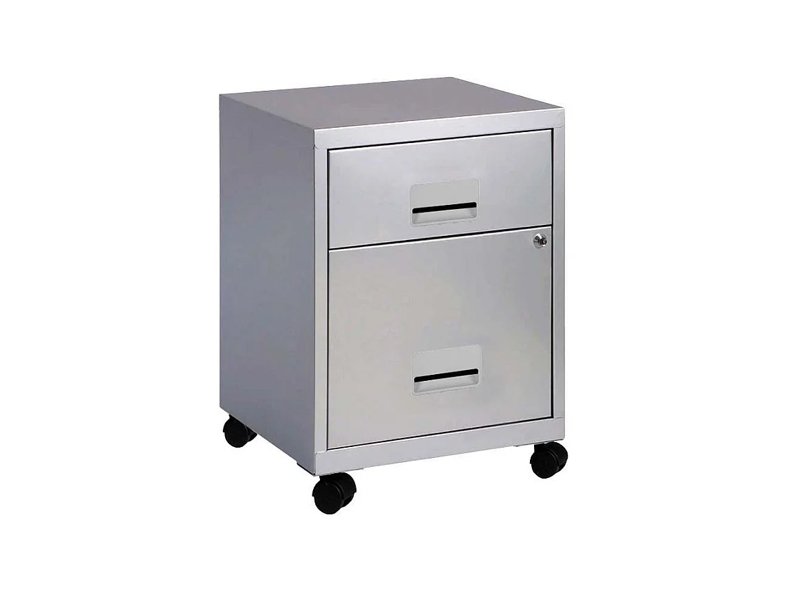 Caisson de rangement en acier 2 tiroirs