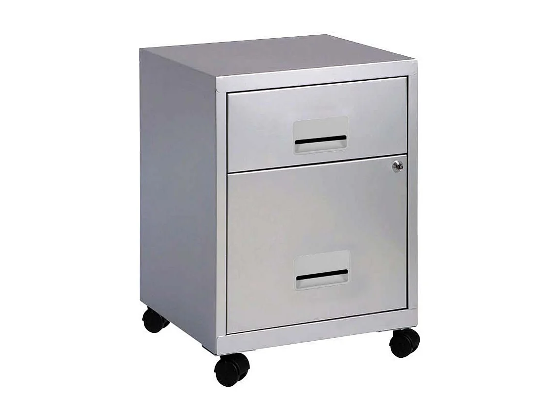 Caisson de rangement en acier 2 tiroirs