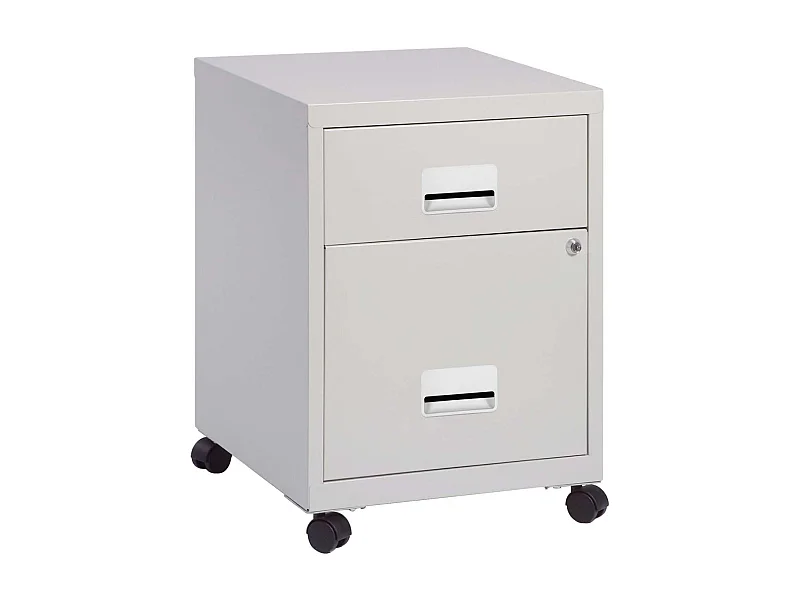 Caisson de rangement en acier 2 tiroirs