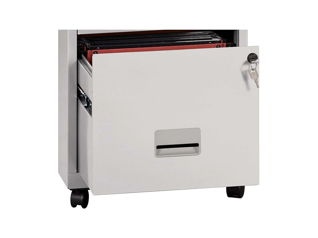 Caisson de rangement en acier 2 tiroirs