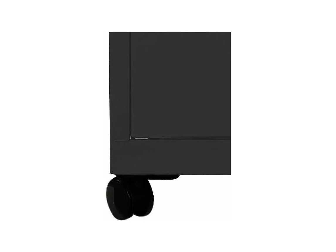 Caisson de rangement en acier 2 tiroirs Anthracite