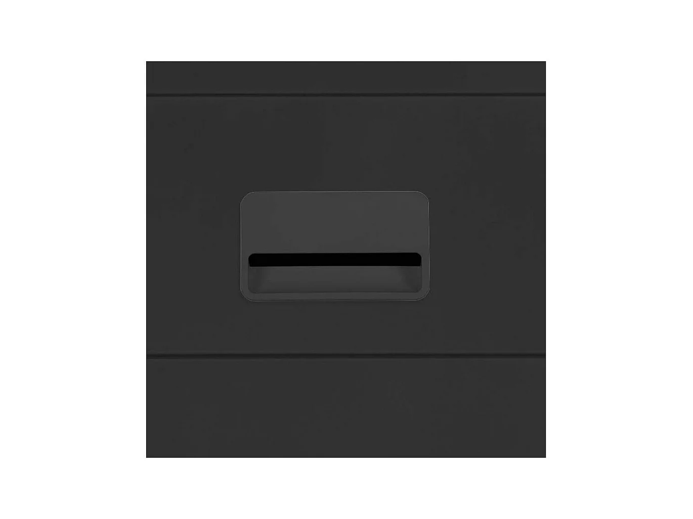 Caisson de rangement en acier 2 tiroirs Anthracite