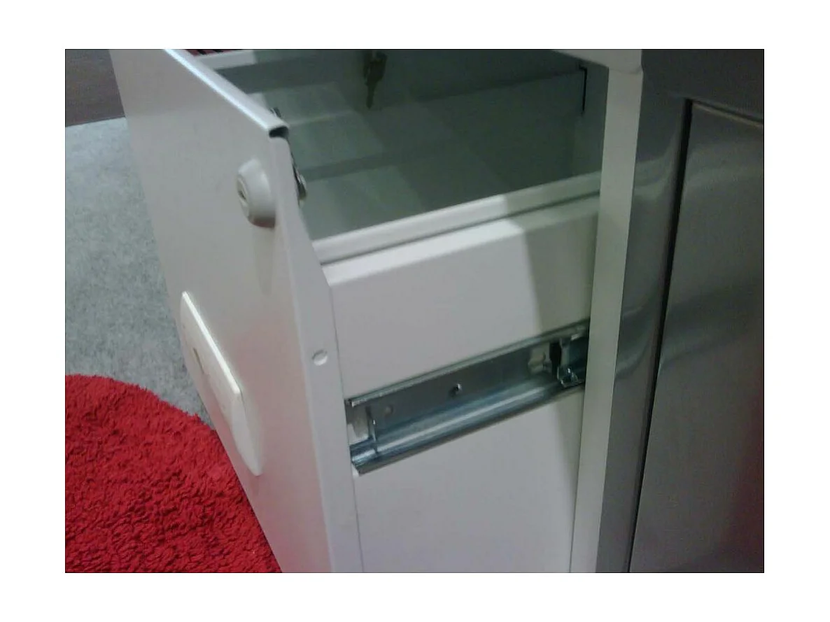 Caisson de rangement en acier 2 tiroirs Anthracite