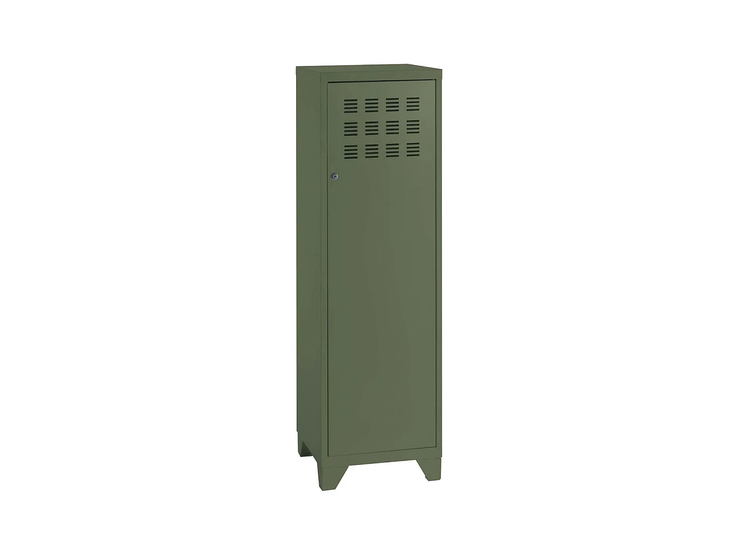 Armoire de rangement métal 1 porte Kaki