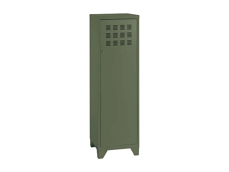 Armoire de rangement métal 1 porte Kaki