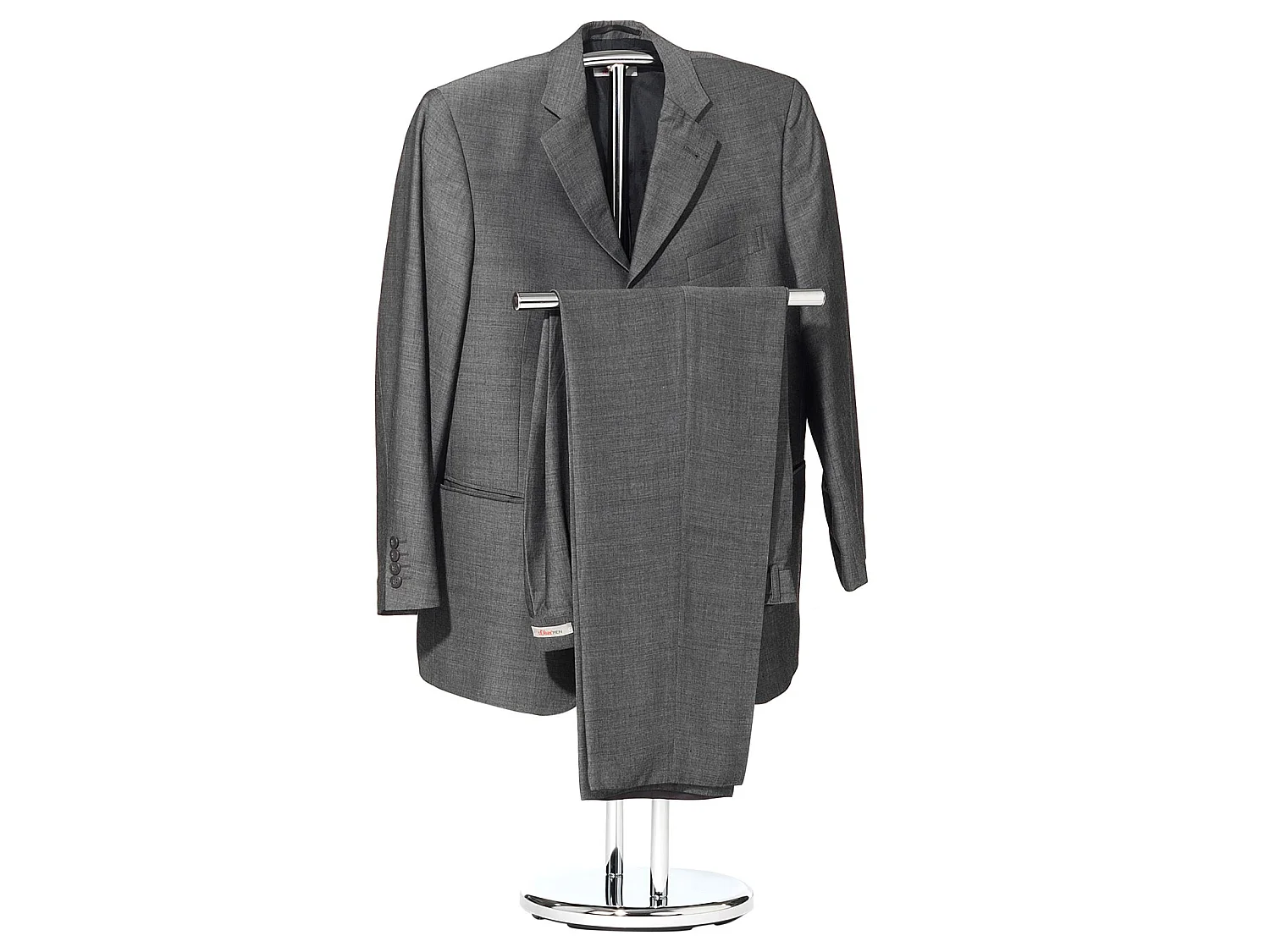 Valet de chambre LAURENZ en métal chromé