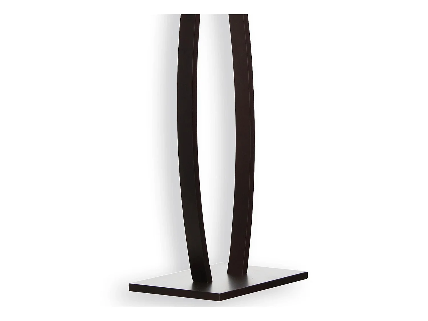 Valet de chambre ROBIN valet de nuit porte vêtements, structure en bois lasuré brun foncé