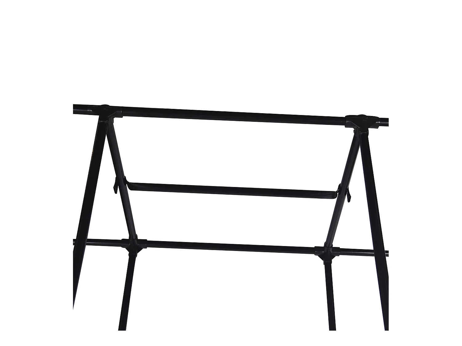 Garde-robe en tissu TANJA armoire en tissu avec 5 tablettes et 1 tringle, rangement pour vêtements, coloris gris anthracite