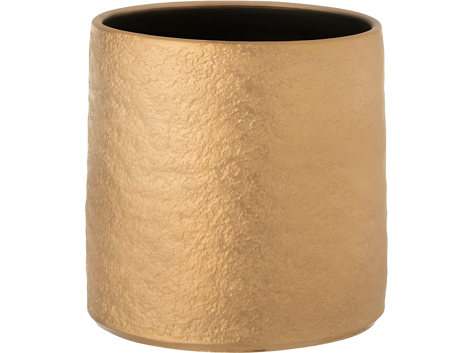 Cache-pot en céramique doré 24x24x25 cm