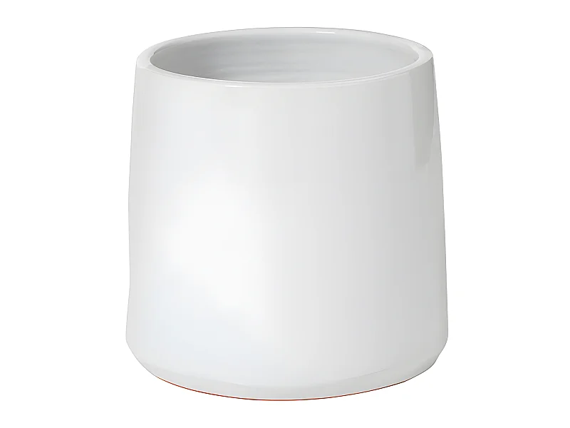 Cache-pot en céramique blanc 23x23x21.5 cm
