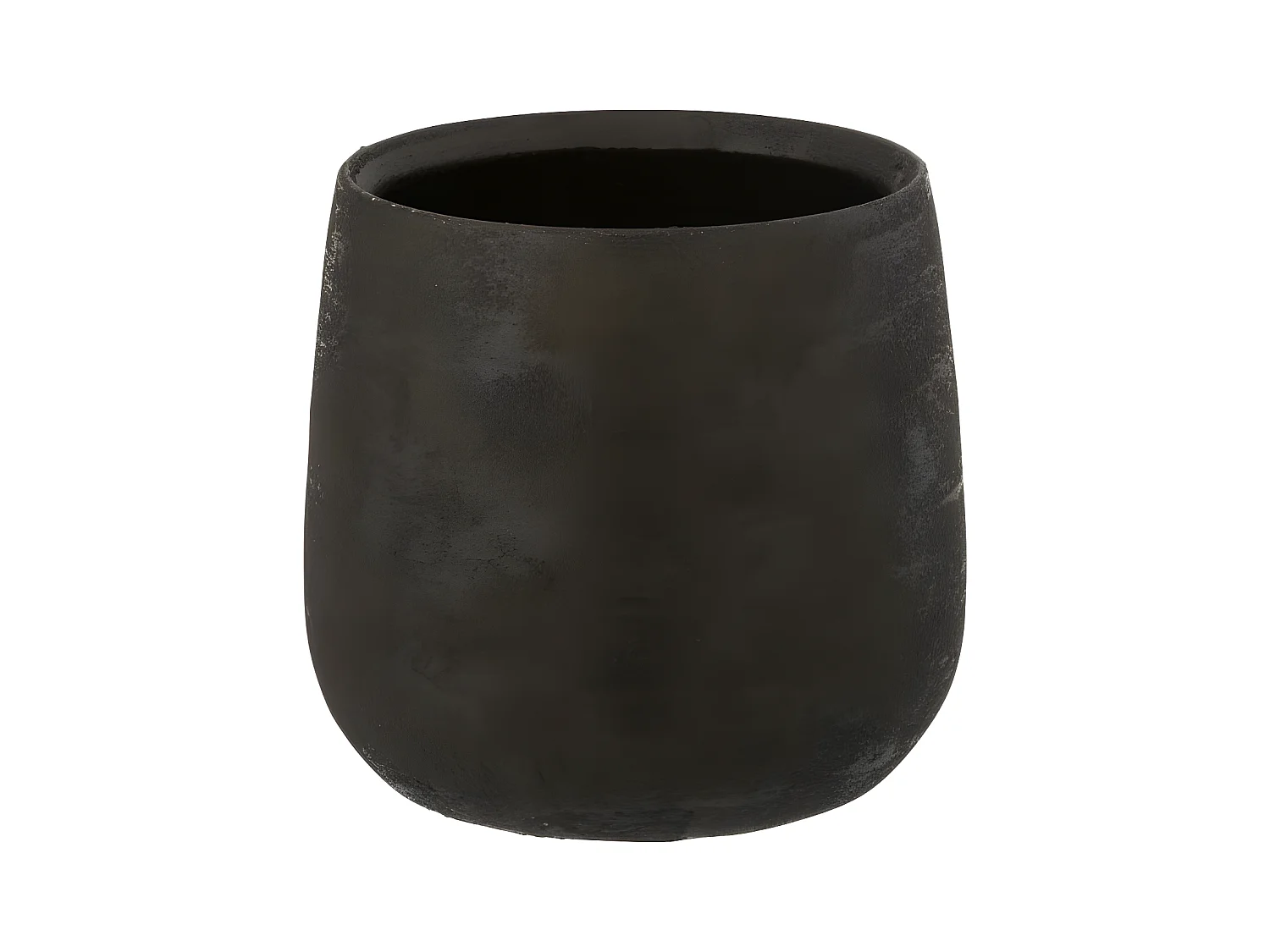 Cache-pot en céramique noir 23x23x22 cm