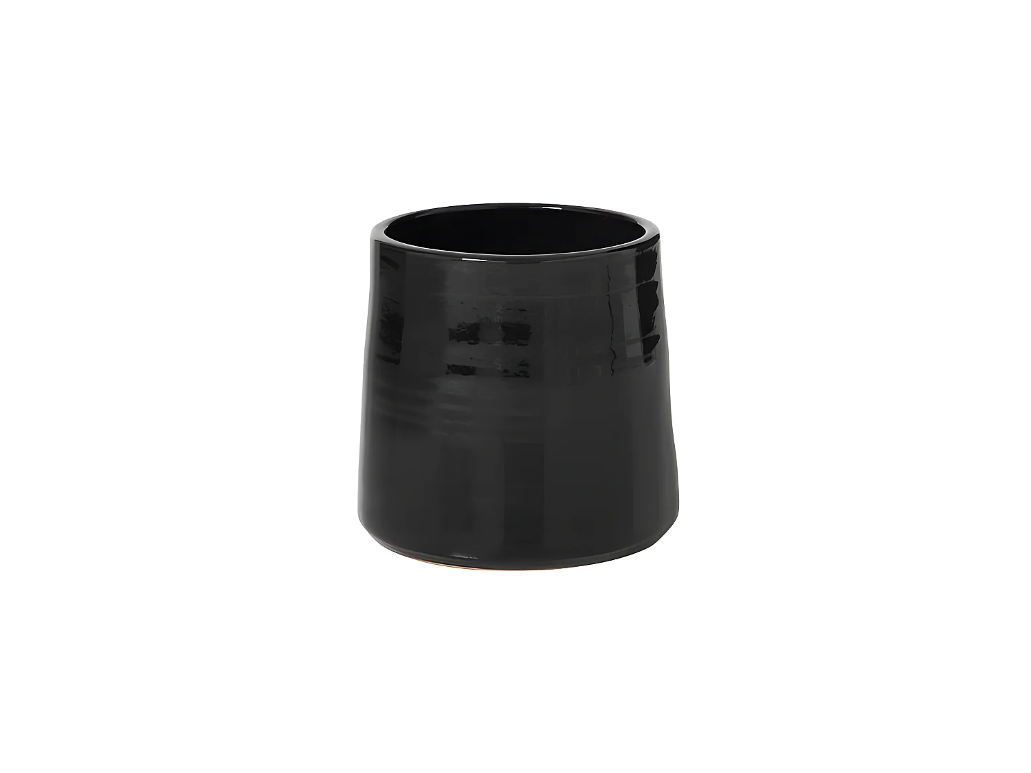 Cache Pot en Céramique "Tolga" 24cm Noir