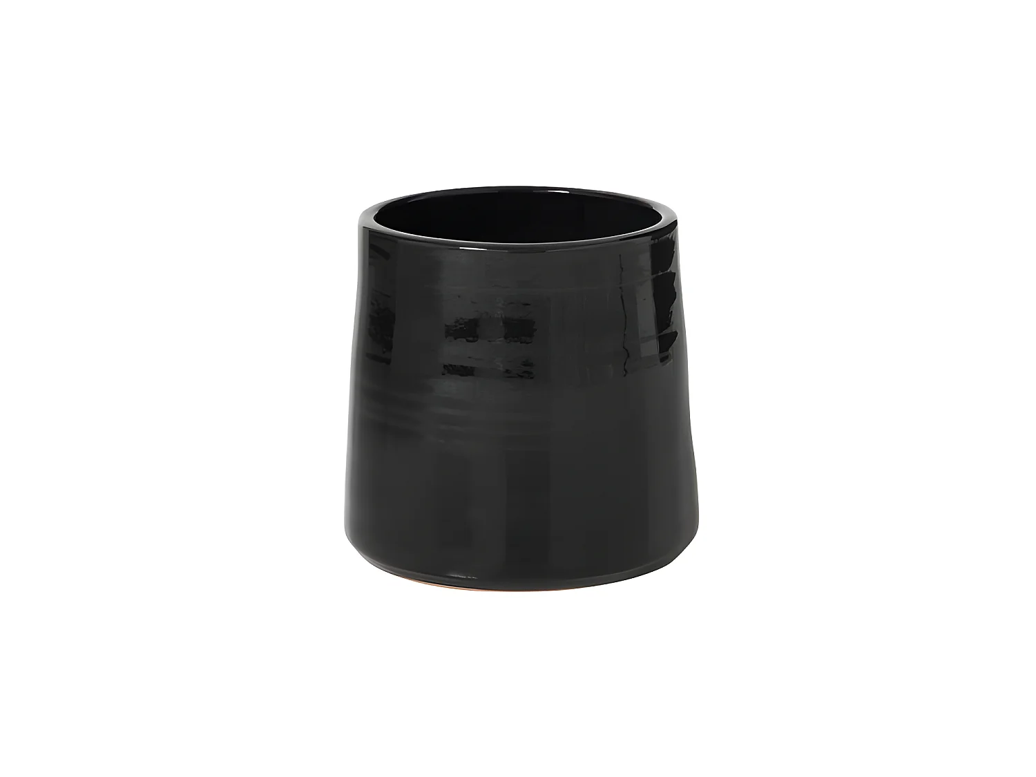 Cache Pot en Céramique "Tolga" 24cm Noir