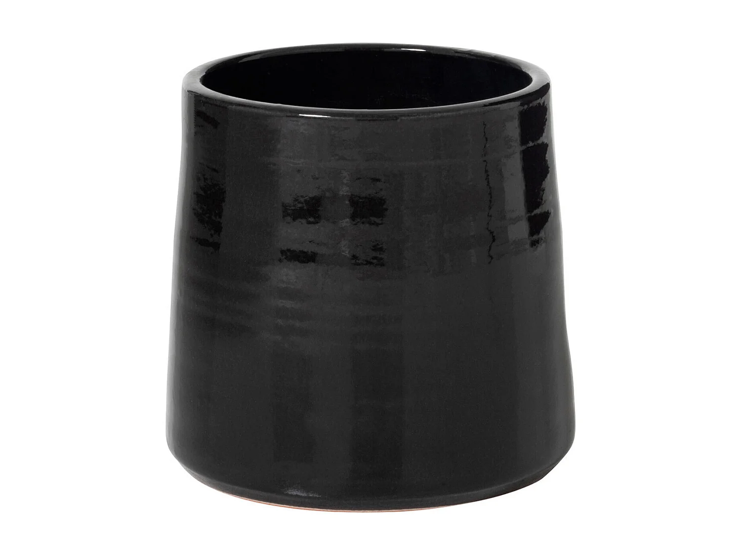 Cache Pot en Céramique "Tolga" 24cm Noir