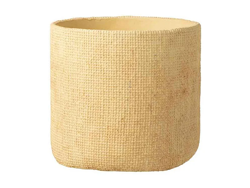 Cache-Pot Déco en Ciment "Sunny" 26cm Beige