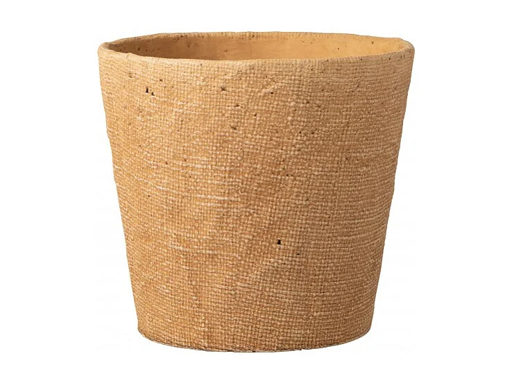 Cache-Pot Déco en Ciment "Alguna" 26cm Naturel
