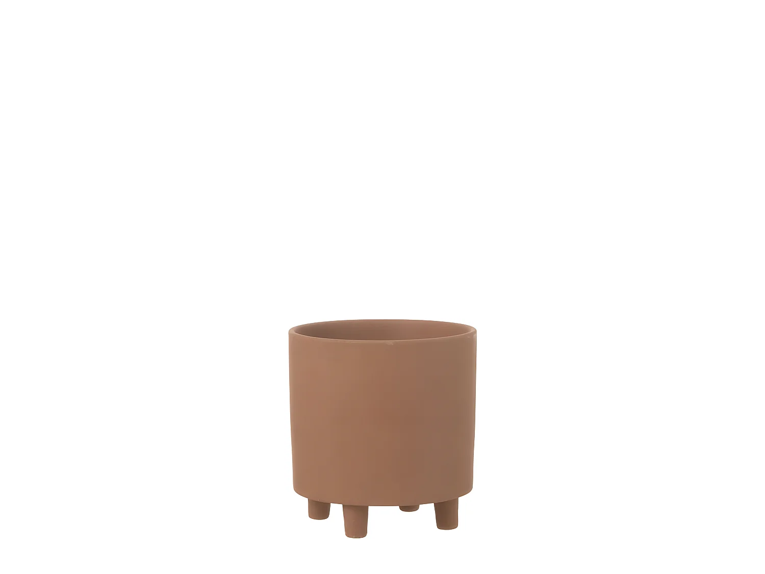 Cache-Pot en Céramique "Thibault" 21cm Marron