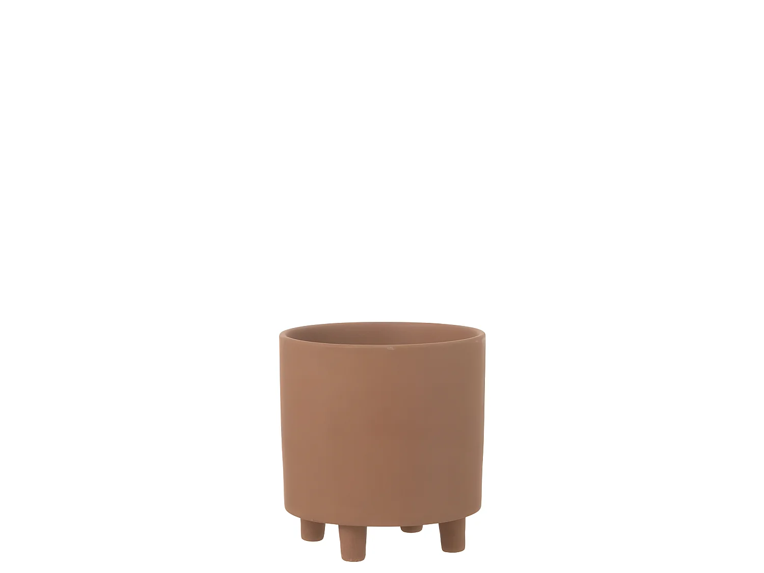 Cache-Pot en Céramique "Thibault" 21cm Marron