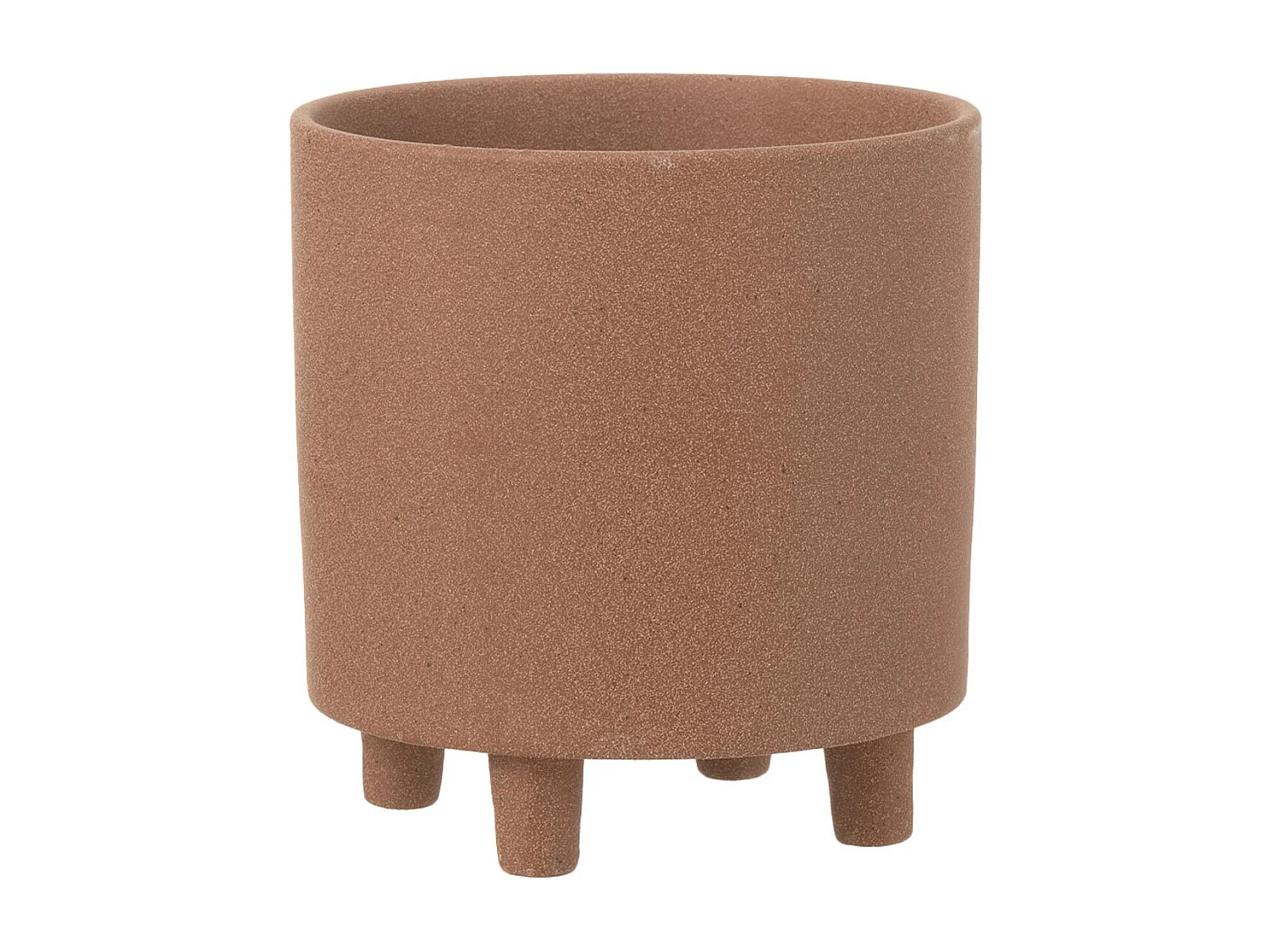 Cache-Pot en Céramique "Thibault" 21cm Marron