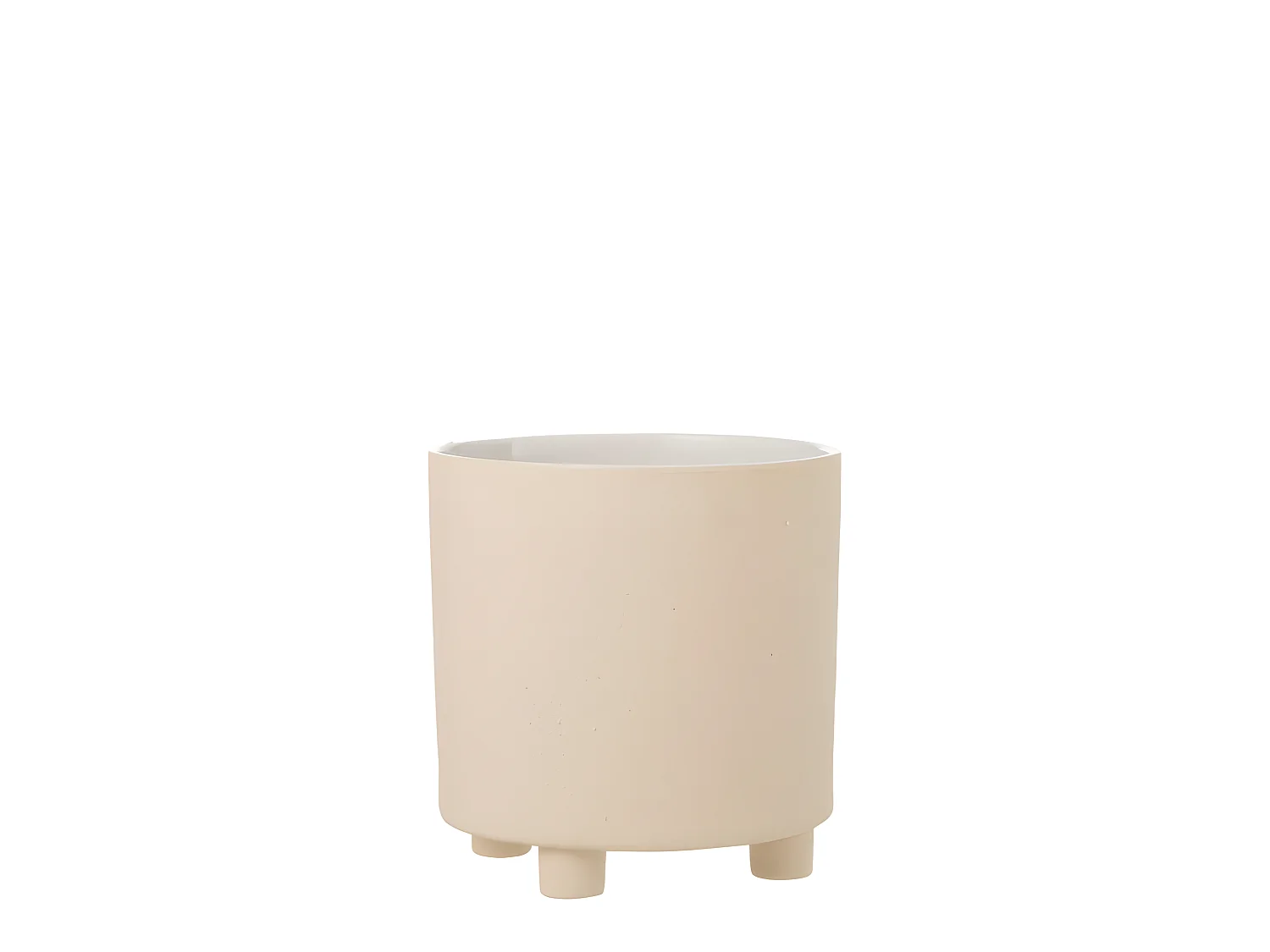 Cache-Pot Déco en Céramique "Sable" 27cm Beige