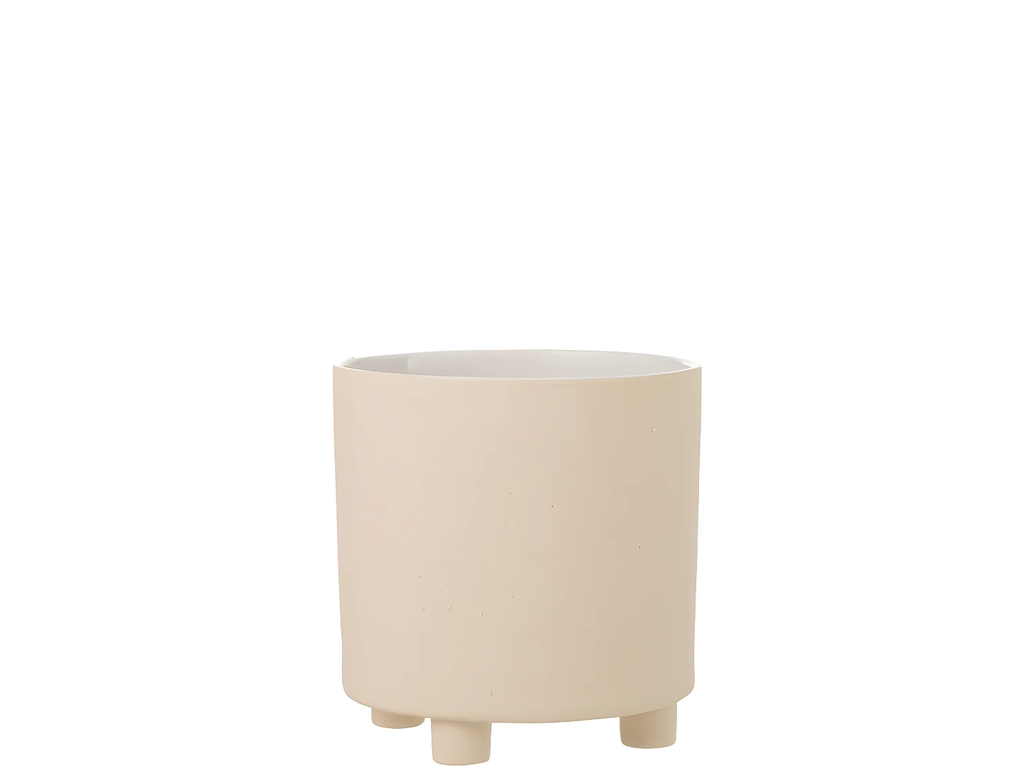 Cache-Pot Déco en Céramique "Sable" 27cm Beige