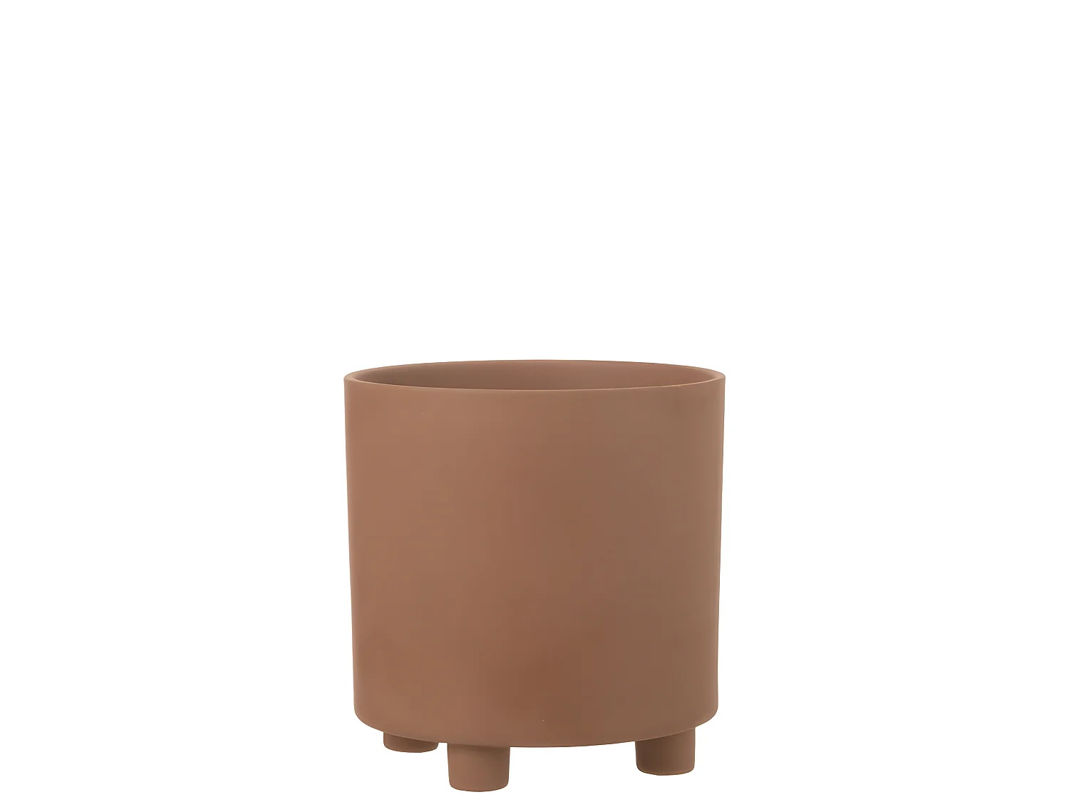 Cache-Pot en Céramique "Thibault" 27cm Marron