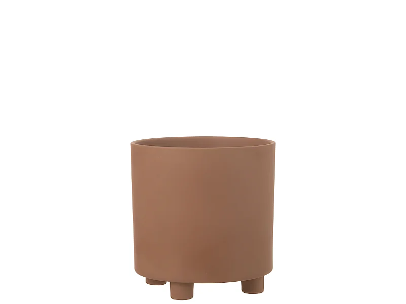 Cache-Pot en Céramique "Thibault" 27cm Marron