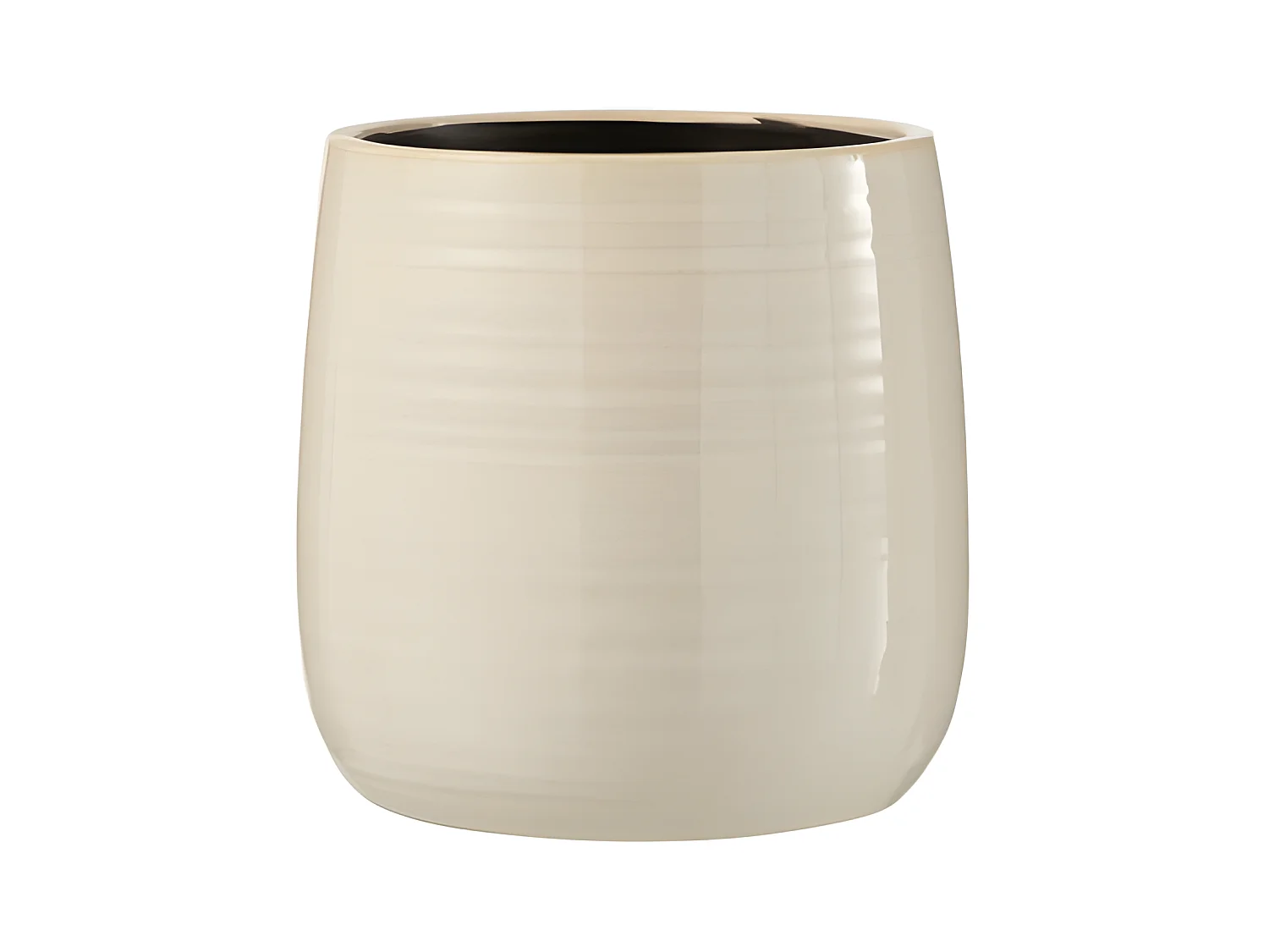 Cache-Pot en Céramique "Uni" 16cm Blanc