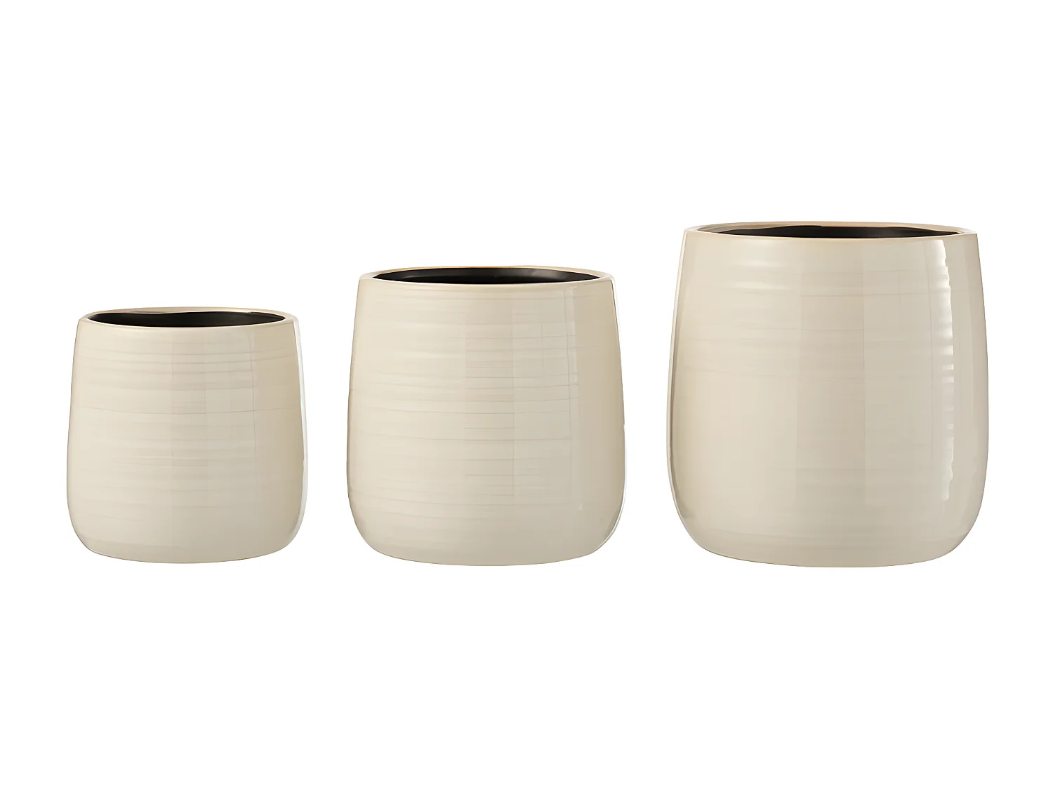 Cache-Pot en Céramique "Uni" 16cm Blanc