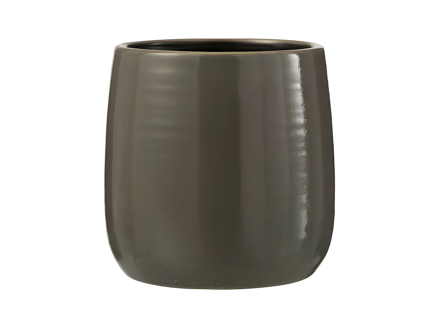 Cache-Pot en Céramique "Uni" 16cm Gris