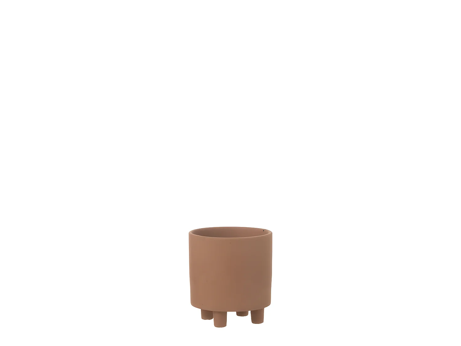 Cache-Pot en Céramique "Thibault" 16cm Marron