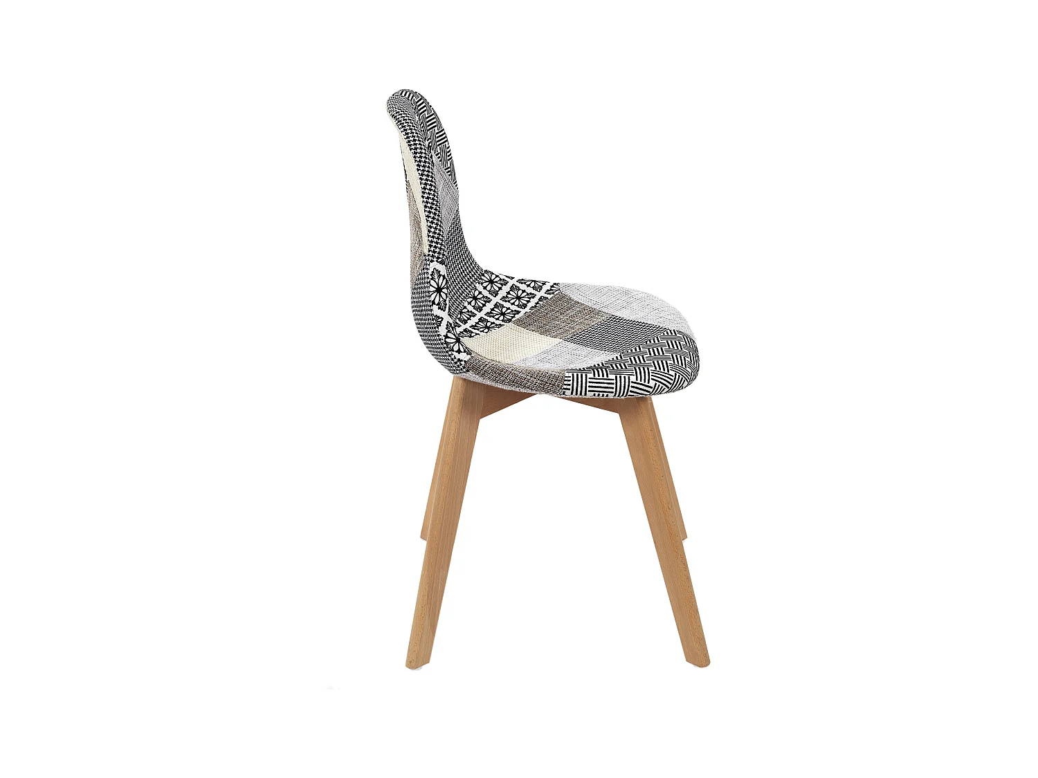 Chaise scandinave Patchwork (Lot de 2)