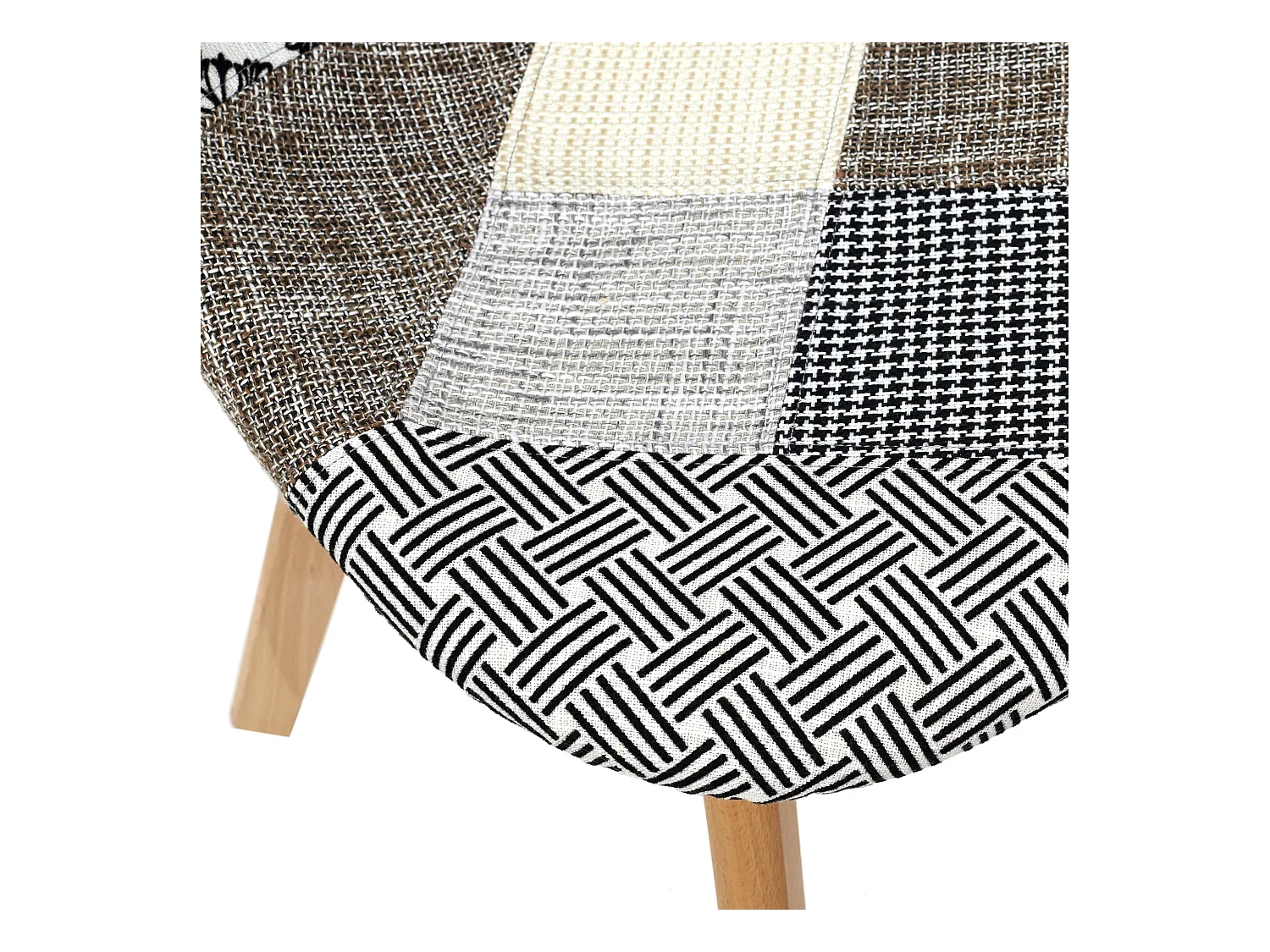 Chaise scandinave Patchwork (Lot de 2)