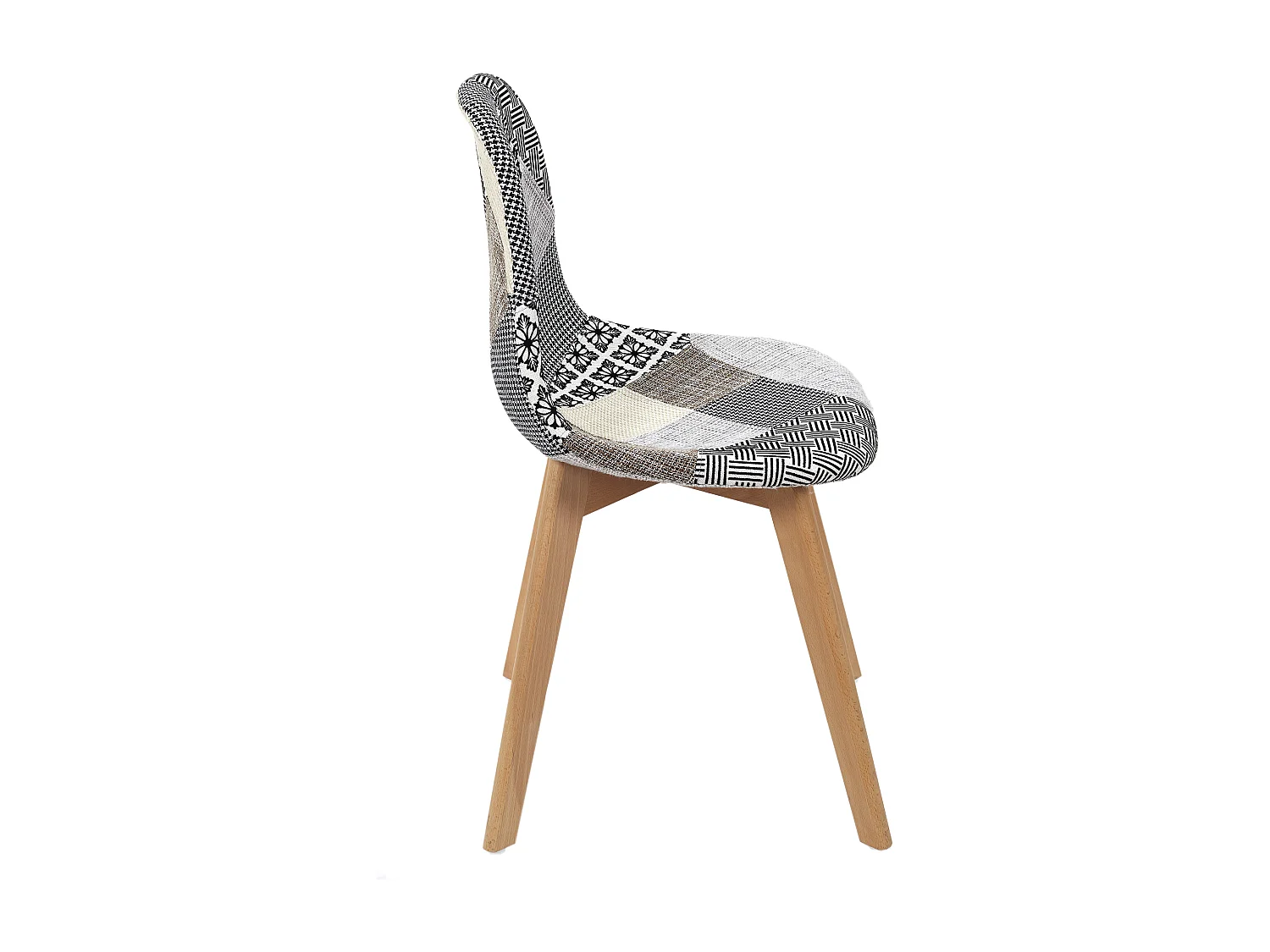 Chaise scandinave Patchwork (Lot de 2)