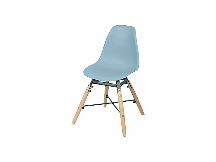 Chaise Enfant Design Scandinave Bleu - Modèle Jena Junior