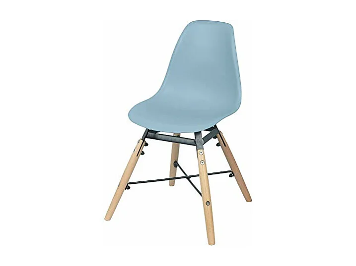 Chaise Enfant Design Scandinave Bleu - Modèle Jena Junior