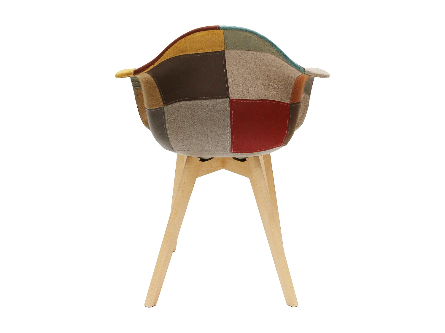 Fauteuil Patchwork Louisiane - Lot De 2 Multicolore