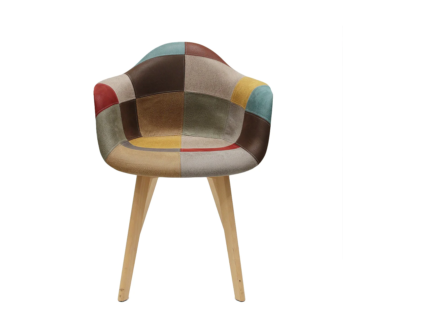 Fauteuil Patchwork Louisiane - Lot De 2 Multicolore