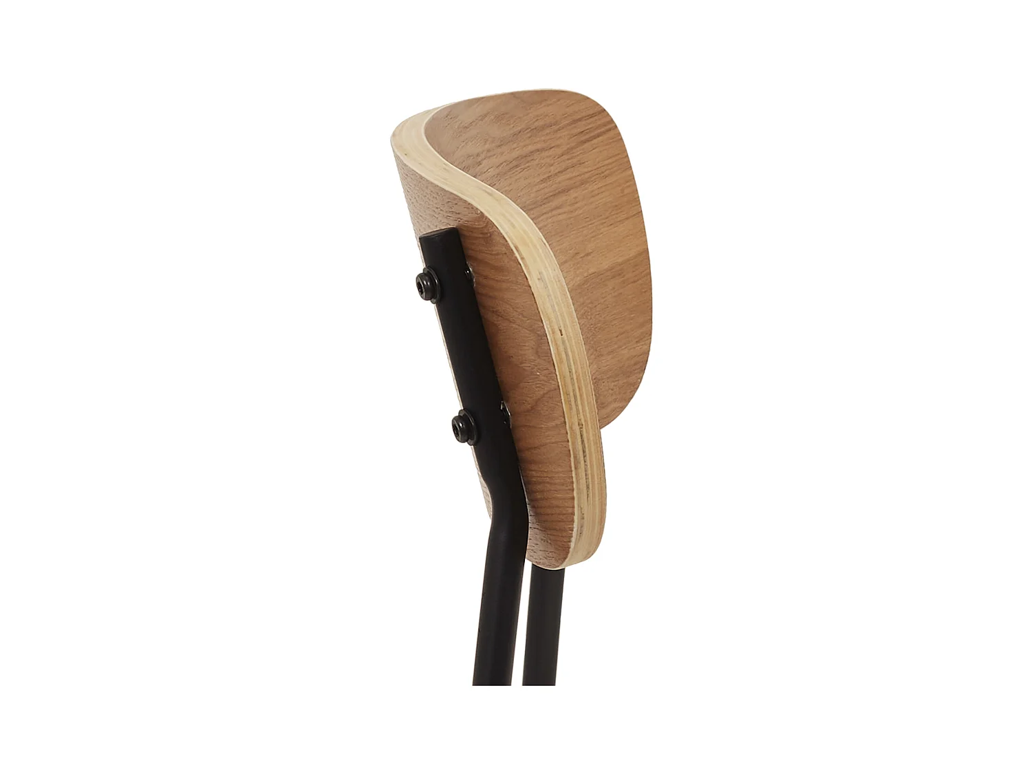 Chaise Bouclette Loki - Lot De 4 Marron, Blanc