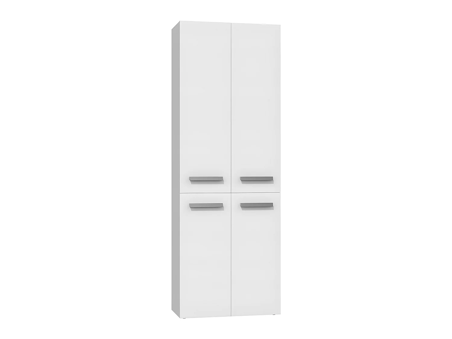 ELLOS | Armoire de salle de bain avec deux paniers | Poignées minimalistes | 174x60x30 | Colonne de rangement
