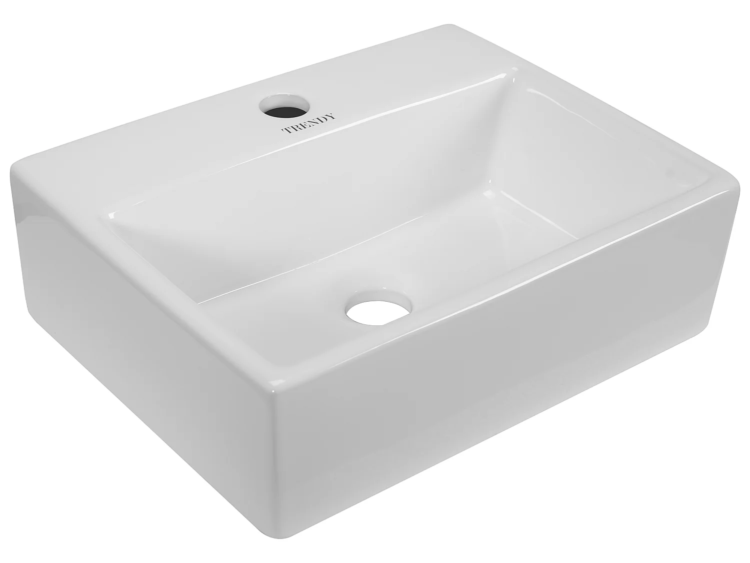 PATTES - Ensemble de salle de bain - 5 pcs - Meuble à suspendre - Vasque en porcelaine