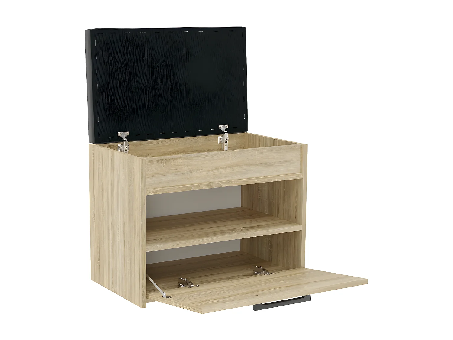 CARMEN | Pratico appendiabiti con ripiano | Dimensioni: 40x70x20 | 7 ganci | Pratico tablet | Design moderno |