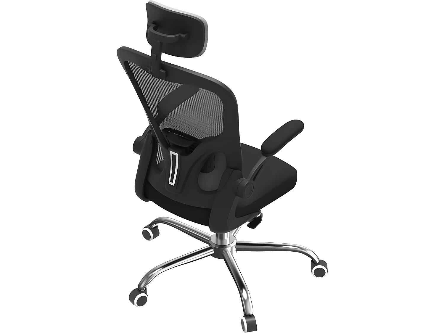 JEANA - Fauteuil de bureau ergonomique - Hauteur ajustable - Avec accoudoirs - Chaise de bureau pivotante