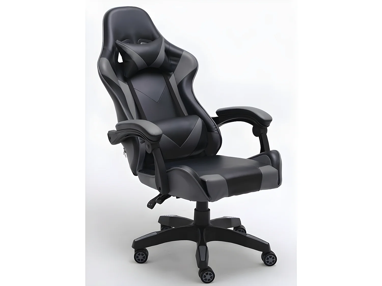 KRAFT - Fauteuil gamer style moderne bureau - 66x62x115 - Réglable en hauteur - Chaise de bureu