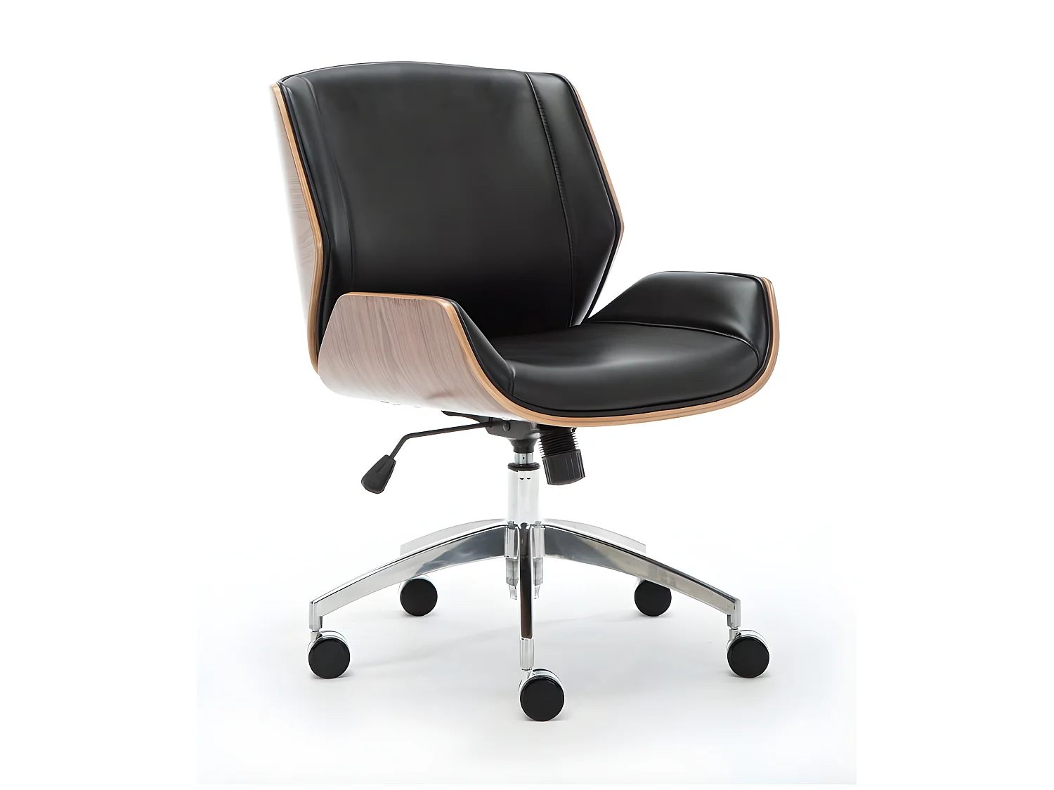RENI - Fauteuil pivotant style moderne bureau - 84-66x60x90 - Réglable en hauteur