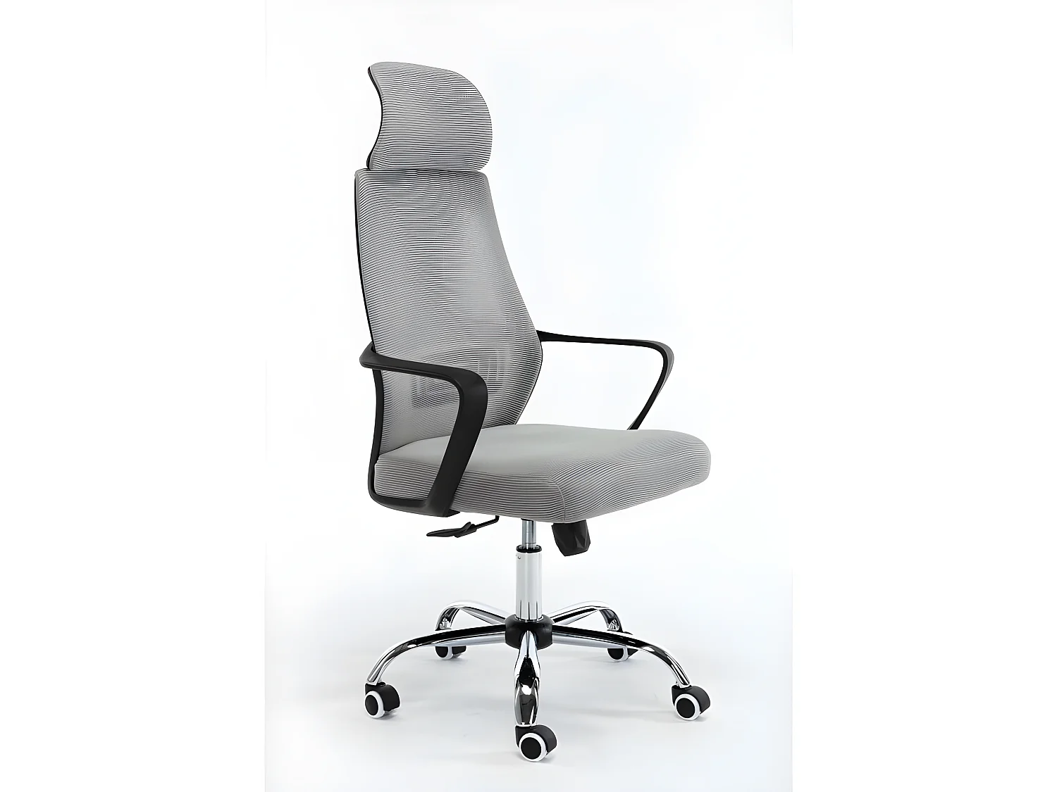 ELIASS - Fauteuil de bureau ergonomique - Hauteur ajustable - Avec accoudoirs - Chaise de bureau télétravail