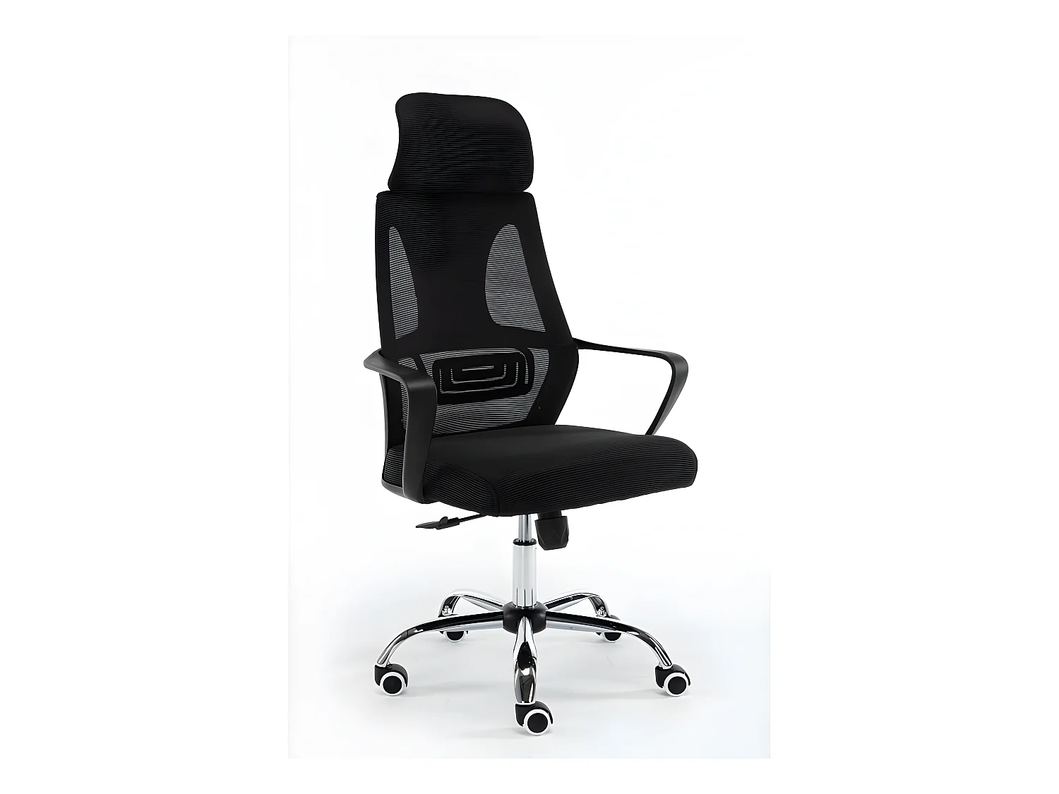 ELIASS - Fauteuil de bureau ergonomique - Hauteur ajustable - Avec accoudoirs - Chaise de bureau télétravail
