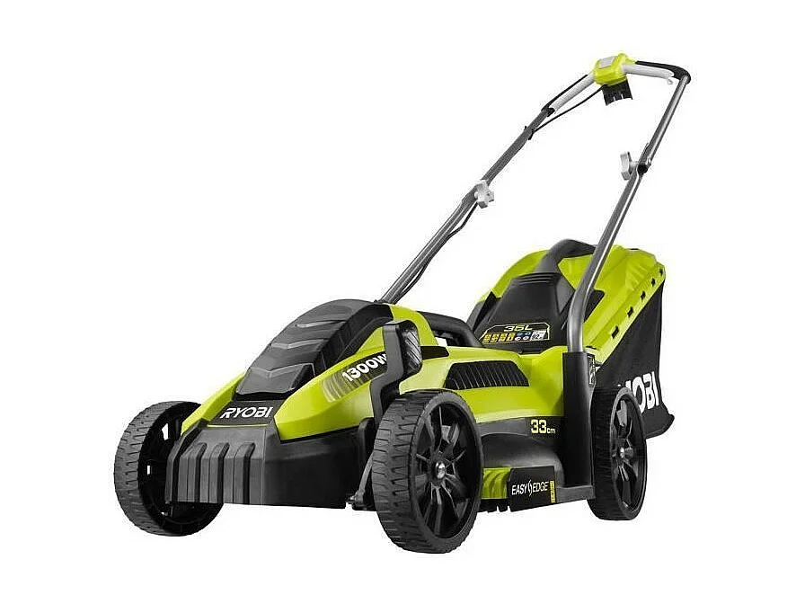 Tosaerba elettrico 1300W RYOBI RLM13E33S con impugnature ergonomiche regolabili in altezza